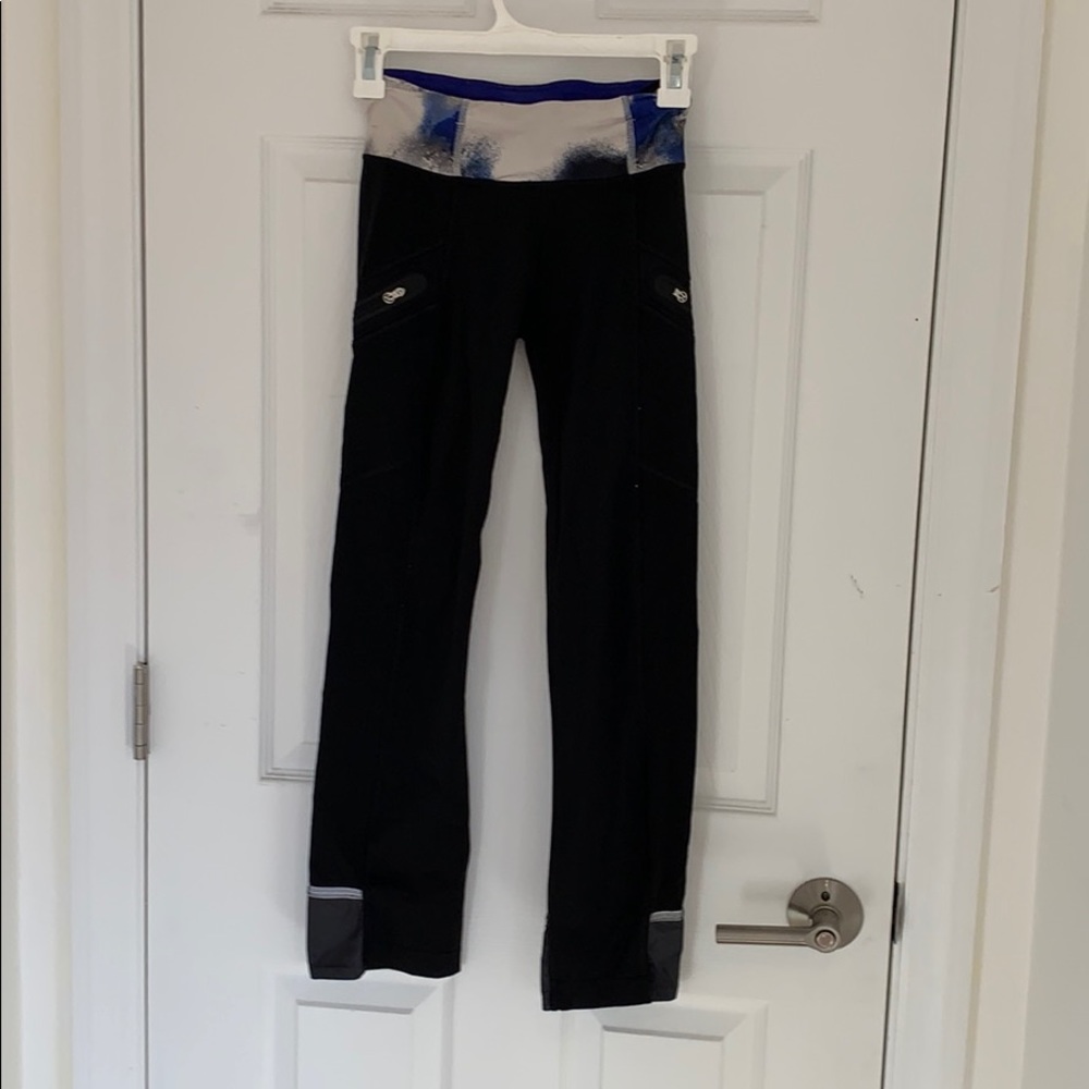 Lululemon Black Capris With Pockets
